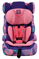 Автокресло детское  GE-E (розовый (pink+colorful)) - Цвет розово-фиолетовый - Картинка #1