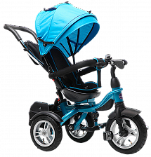 Велосипед детский трехколёсный  TSTX6688-4 
(небесно-голубой) - Цвет голубой - Картинка #1
